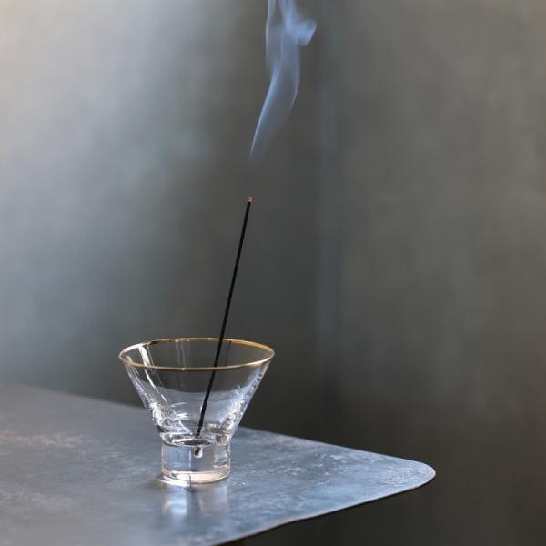 お香立て ガラス インセンスホルダー Hazel Alle a te Cylinder