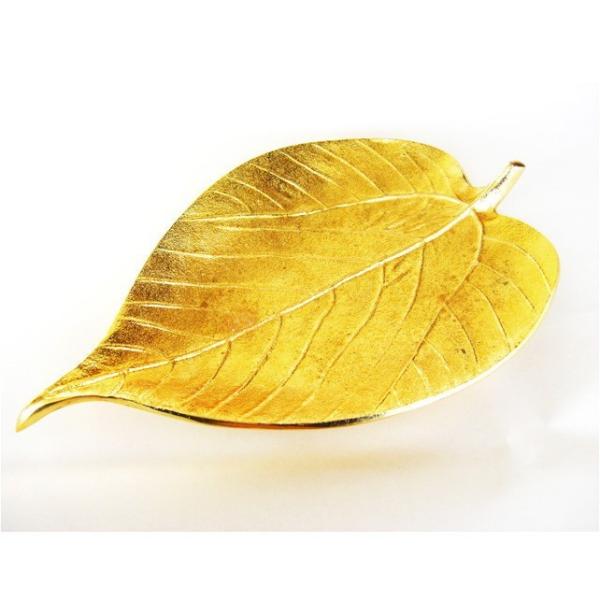 リーフトレイ ラージ ゴールド Leaf Tray Large GOLD キャッシュトレイ アルミ 小物入れ
