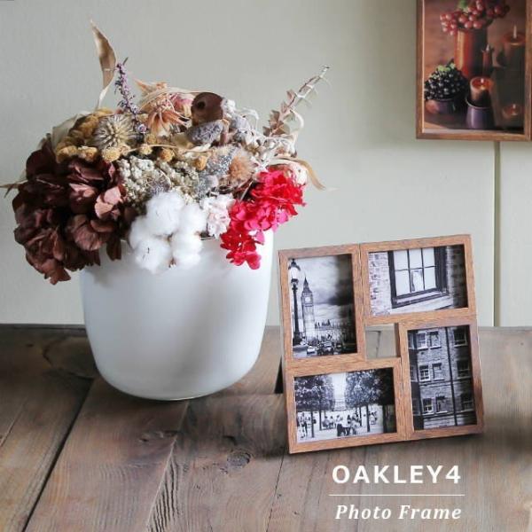 フォトフレーム 写真 複数 スマホ 写真立て オークリー4 OAKLEY4 TEAK