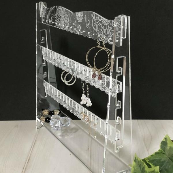 大容量 アクセサリー ピアススタンド おしゃれなボタニカル柄 デザイン クリア アクリル ジュエリーラック 収納 ディスプレイ インテリア 撮影用 ハンドメイド Buyee Buyee Japanese Proxy Service Buy From Japan Bot Online