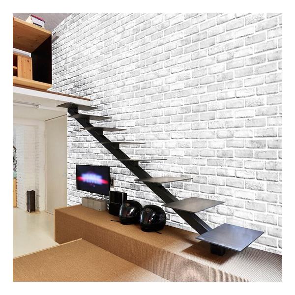 ウォールステッカー 白レンガ調 壁クロスシート 全長10m シンプル Diy はがせる 粘着 リメイクシート 送料無料 Buyee Buyee Jasa Perwakilan Pembelian Barang Online Di Jepang