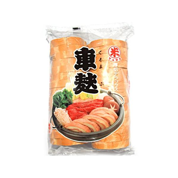 ※こちらの商品は8袋までで1梱包です。名称：焼麩（四回焼き車麩）原料玄米：小麦蛋白質（グルテン）、強力小麦粉内容量：大型厚切り（９５ｍｍ×１７ｍｍ）２６枚保存方法：直射日光、高温多湿をさけ乾燥した所に保存して下さい。賞味期限：商品に記載。生...