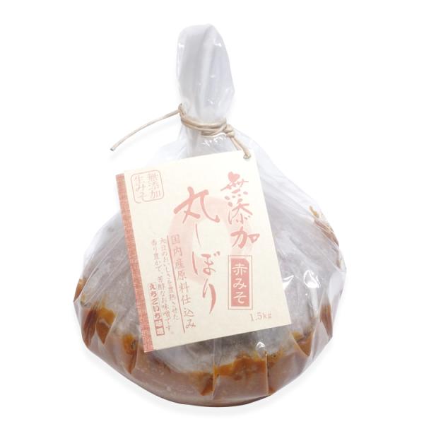 えちごいち味噌 無添加 丸しぼり 味噌(赤) 1.5kg 国内産原料仕込み :10-msmiso-a:越後まんぷく堂 通販 えちごいち味噌 越後のお味噌 農家造り 1.3kg 新潟 お土産 お取り寄せ