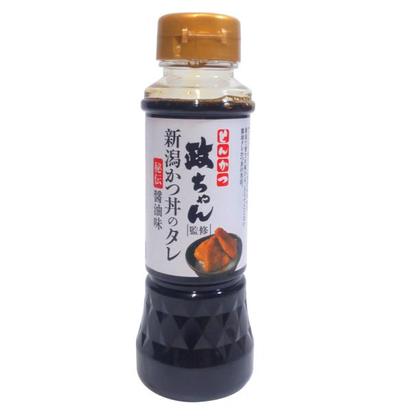 原材料:米発酵調味料(国内製造),しょうゆ(小麦・大豆を含む),砂糖/アルコール,カラメル色素内容量:200ml賞味期限:6ヶ月以上。商品に記載。商品説明:玉子でとじない醤油タレかつ丼の名店、″とんかつ政ちゃん″が監修の新潟かつ丼のタレ。