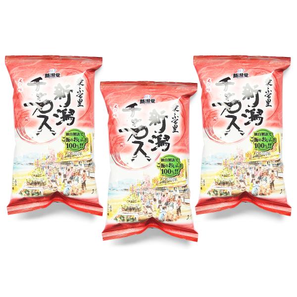 新潟堂 新潟チップス えび味 100g×3袋 新潟 お土産 米菓 米 チップス 海老 爆買