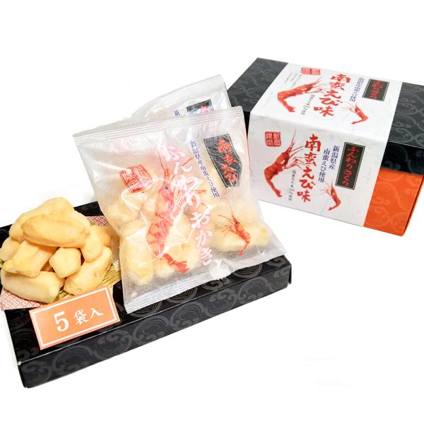 名称:米菓内容量:50g(10g×5袋入)原材料:植物油脂、もち米（タイ産）、えびシーズニング、えび、食塩、トレハロース、加工でんぷん、調味料（アミノ酸等）、着色料（ベニコウジ、カロチノイド）、香料、リン酸Ca、微粒酸化ケイ素、（原材料の一...