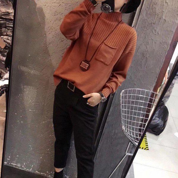 ニット セーター レディース 40代 50代 秋 冬 長袖 ハイネック トップス 無地 コーデ お洒落 カジュアル メール便送料無料 C Aultop 323 N Mart 通販 Yahoo ショッピング