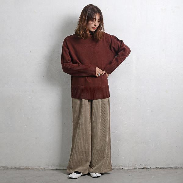 ニット レディース トップス ハイネック リブニット セーター 秋冬 ゆったり タートルネック おしゃれ宅配便送料無料 C Aultop 331 N Mart 通販 Yahoo ショッピング