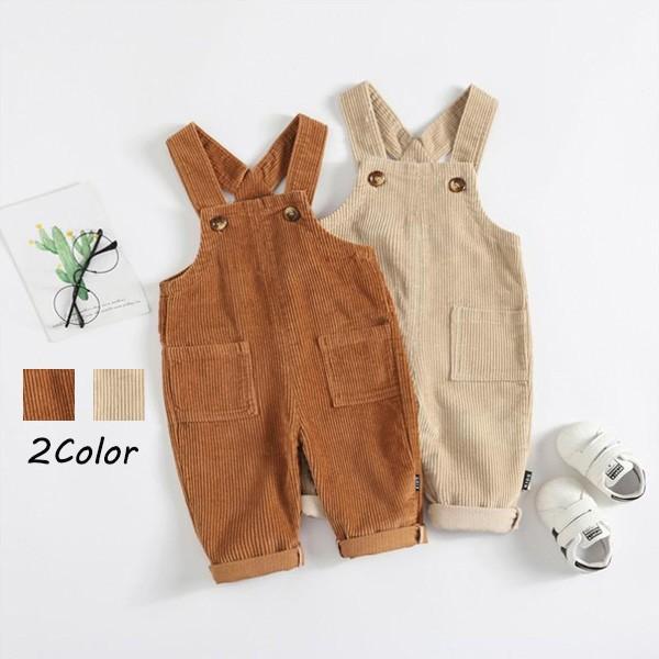 キッズ オーバーオール サロペット コーデュロイ パンツ 子供服 ズボン ベビー服 男の子 女の子 無地メール便のみ送料無料2 C Klpts 046 N Mart 通販 Yahoo ショッピング