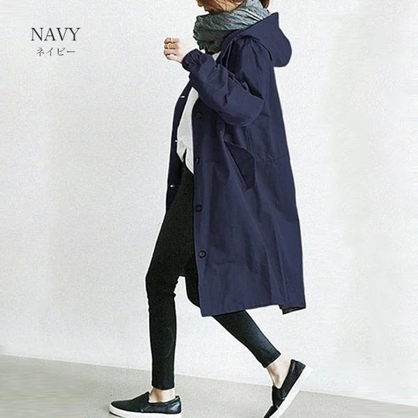 モッズコート レディース アウター コート ジャケット ロング フード 春 秋 代 30代 40代 大きいサイズ 体型カバー 無地 宅配便送料別 予約8 1 10入荷予定 C Ljkt 054 N Mart 通販 Yahoo ショッピング