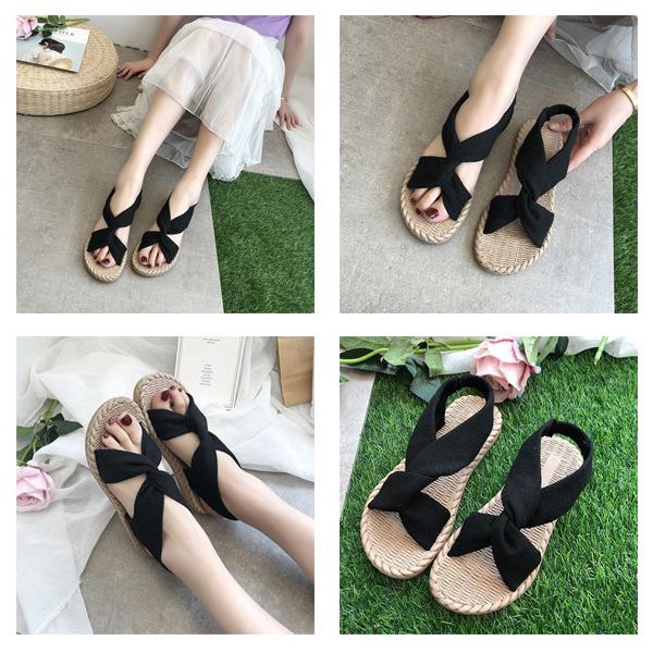 サンダル レディース フラット 綿麻 ぺたんこ 夏 快適 柔らか ローヒール シューズ 靴 メール便のみ送料無料3 9月1日から10日入荷予定 C Lsan 073 N Mart 通販 Yahoo ショッピング