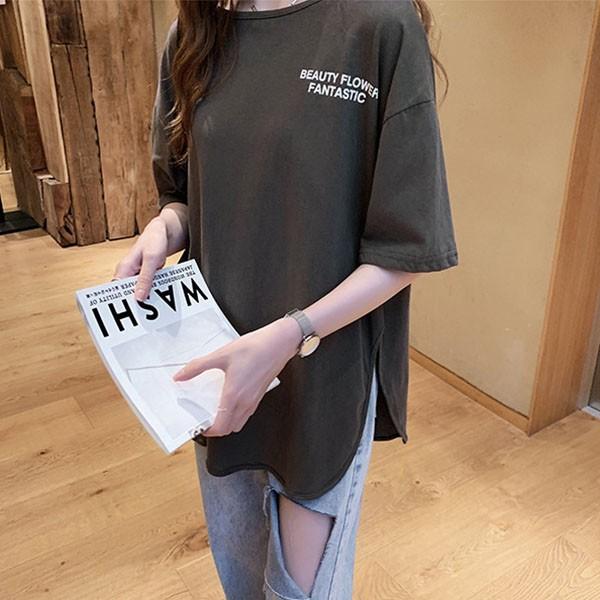 Tシャツ レディース ビッグシルエット 半袖 カットソー オーバーサイズ ゆったり トップス 春 夏 30代 40代 メール便のみ送料無料1 C Ltop 325 N Mart 通販 Yahoo ショッピング