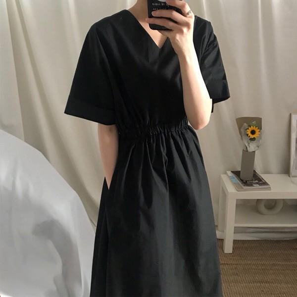 Vネックシャツワンピース ロング丈ワンピース レディース Vネック 体型カバー ゆったり シンプル きれいめ メール便のみ送料無料2 11月日から30日入荷予定 C Ltop 326 N Mart 通販 Yahoo ショッピング