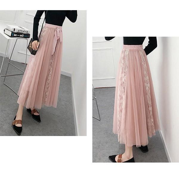 スカート レディース ロング チュール マキシ 30代 40代 50代 コーデ ルック 春 夏 秋 冬 フレア 体型 カバー メール便のみ送料無料2 5月1日から10日入荷予定 C Skt 040 N Mart 通販 Yahoo ショッピング