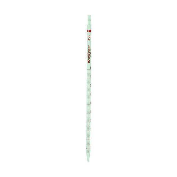 柴田科学〕メスピペット 先端目盛 スーパーグレード 10mL〔10本