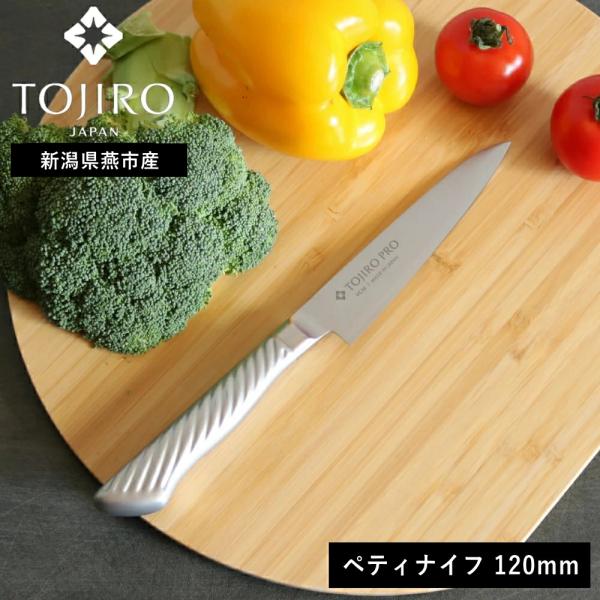 ( 藤次郎 TOJIRO PRO ペティ ナイフ 120mm ) ナイフ キッチン オールステンレス 万能 シェフナイフ