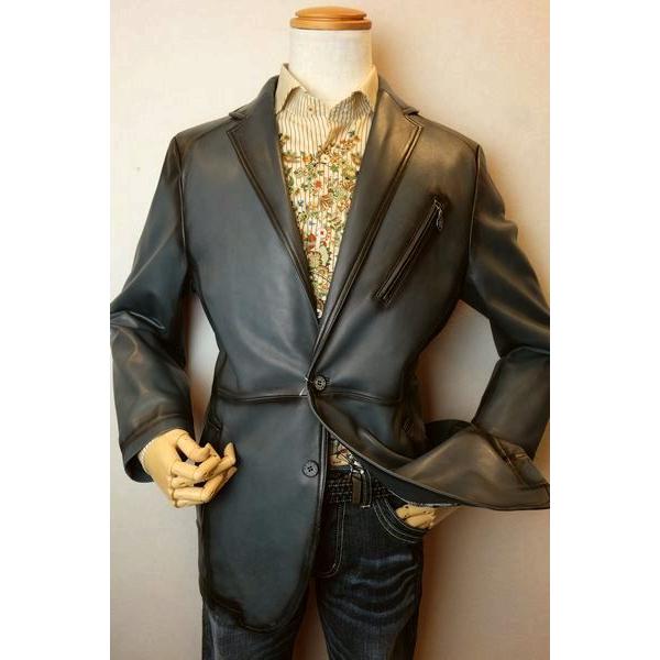 セール50％OFF ビビコ BBCO レザージャケット グレー 秋冬  