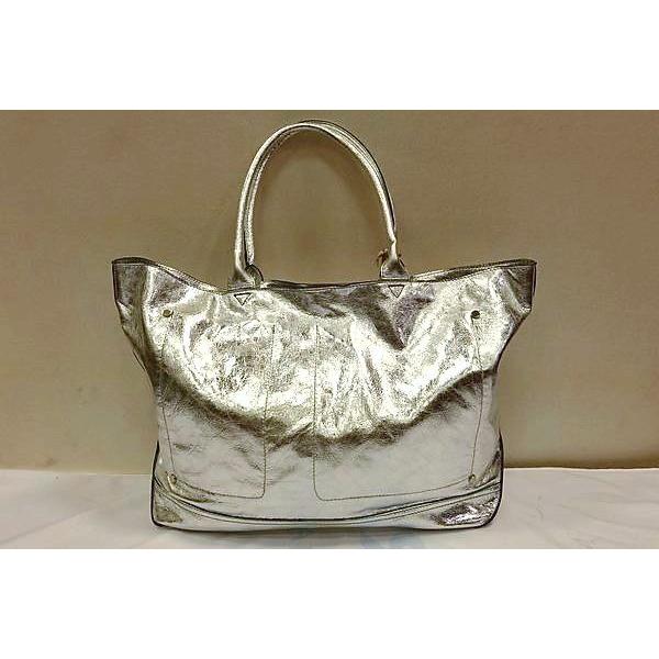 シルバー光沢ハンドバッグ 楽天市場】WAKO 和光 2WAYハンドバッグ シルバー A2