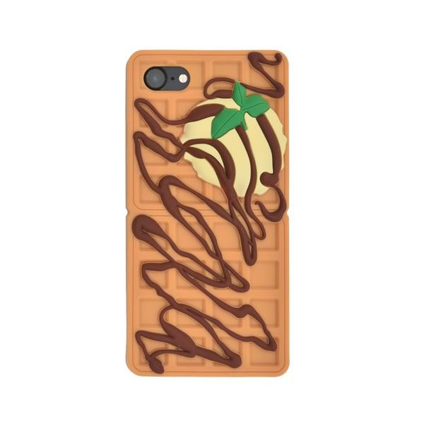 Iphonese2 Iphone8 Iphone7 ケース スイーツワッフル 面白 シリコンケース アイフォンケース おもしろシリコン Ip7 4093 N Style 通販 Yahoo ショッピング