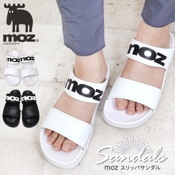 サンダル レディース Moz スリッパサンダル 黒 白 歩きやすい 人気 おしゃれ ぺたんこ クッション 送料無料 Mz N Styleヤフーショッピング店 通販 Yahoo ショッピング