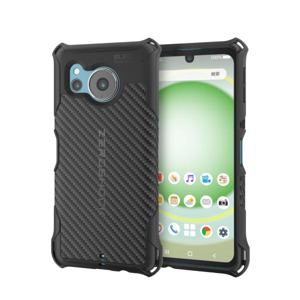 他サイト： エレコム AQUOS sense8 SH-54D SHG11 ケース カバー 耐衝撃 衝撃吸収 ZEROSHOCK 四つ角ダンパー ハニカム構造 カの商品画像