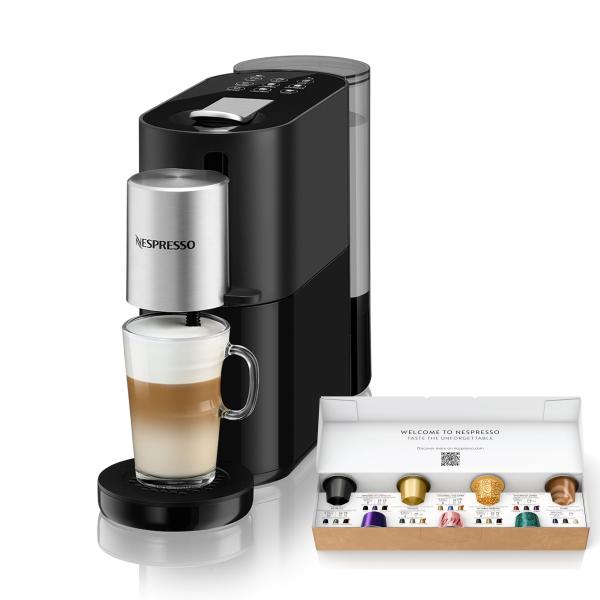 ネスプレッソ カプセル式コーヒーメーカー アトリエ ブラック 水タンク