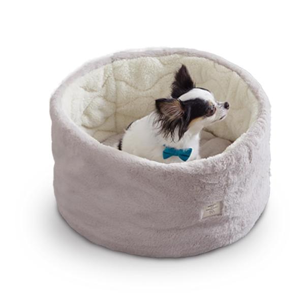 アイリスオーヤマ IRIS OHYAMA  犬 猫 ベッド 2WAYラウンドペットベッド P2RB-470 グレー 直径約47×高さ約27