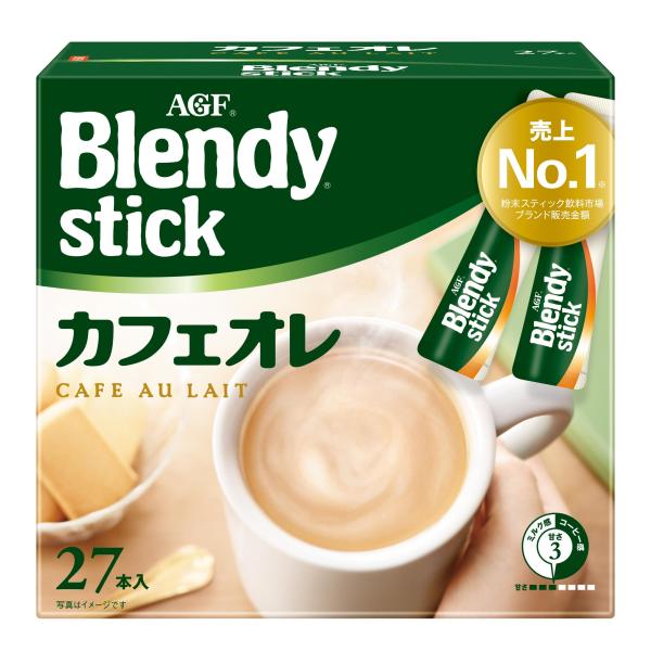 他サイト： AGF ブレンディ スティック カフェオレ   スティックコーヒー   27個  x 1の商品画像
