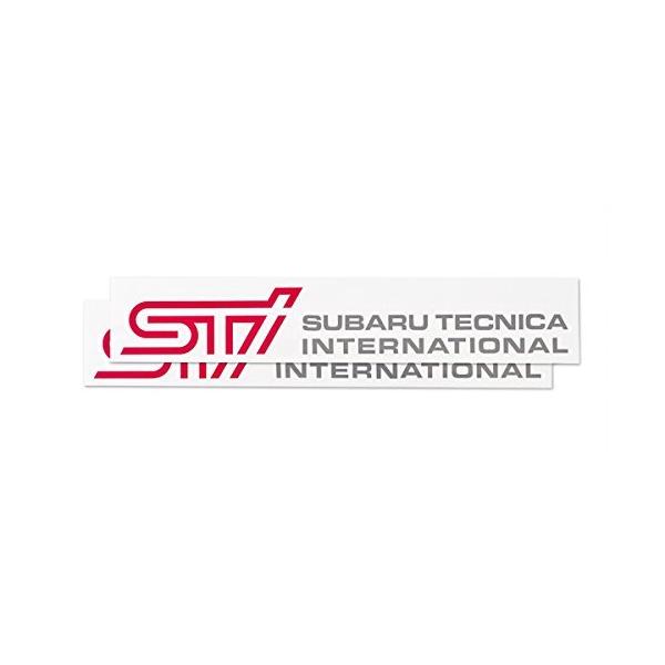 SUBARU/スバル STI ステッカーC チェリーレッド  2枚入り STSG14100310