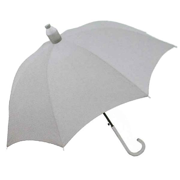 (在庫限り)CRUX スライドキャップアンブレラ 60cm ジャンプ傘 プラスチックカバー付き雨傘 (グレー) クラックス