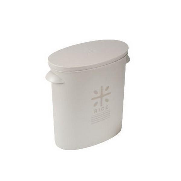 他サイト： (在庫限り)ベストコ Style Storage 袋のまま米びつ 5kg用 ワームグレー ライスストッカー LD-244の商品画像