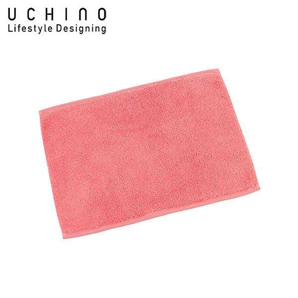 (在庫限り)UCHINO とってもよく吸うタオルマット バスマット 約35×50cm ベーシック 無地 綿100% ピンク1 TTM17557P1 内野