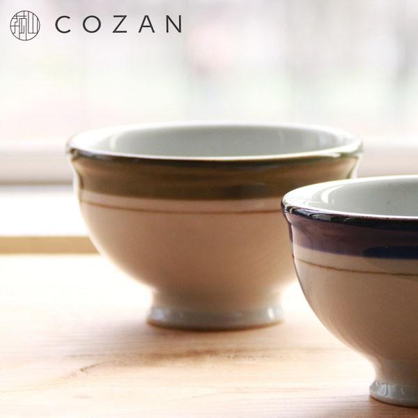 【廃】COZAN STONE BORDER カフェオレボウル グリーン 山口陶器 菰山 かもしか道具店姉妹ブランド ストーンボーダー))