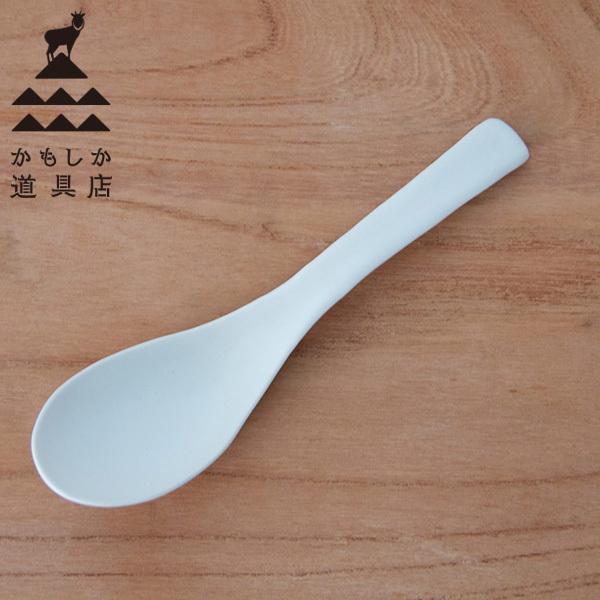 (在庫限り)かもしか道具店 陶のスプーン 白 山口陶器 和 ていねいなくらし プレゼント))