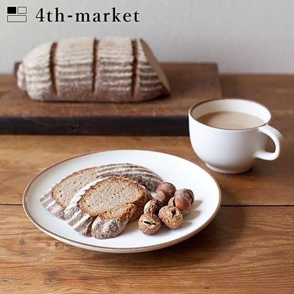 (在庫限り)4th-market ディスカ プレート コットン白 diska (L-4) フォースマーケット 萬古焼 和 おうち時間 ていねいなくらし))