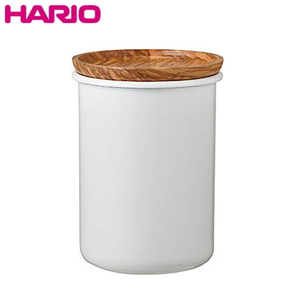 HARIO ボナ・琺瑯ティー&コーヒーキャニスター 200 ホワイト BCN-200