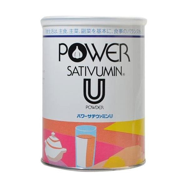 【パワーサチヴァミンＵ缶３６０ｇ袋の商品説明】<br>「パワーサチヴァミンＵ缶３６０ｇ」は、ニンニクの栄養成分を残したまま完全無臭化。栄養のバランスがよく長期保存も可能で、赤ちゃんからお年寄りまで安心してお召し上がりいただけます...
