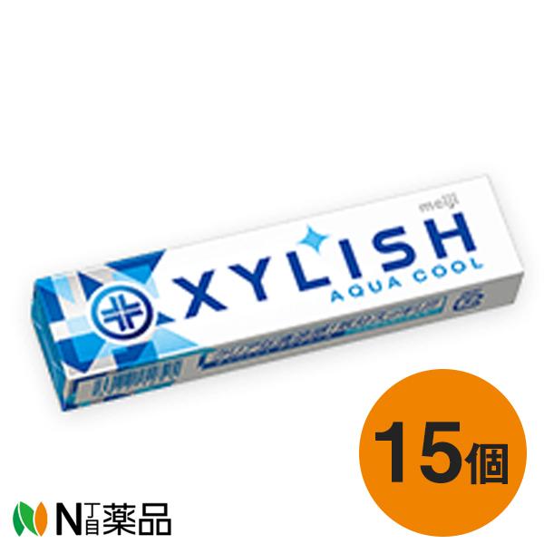 メール便送料無料】明治 キシリッシュガム アクアクール 12粒×15個