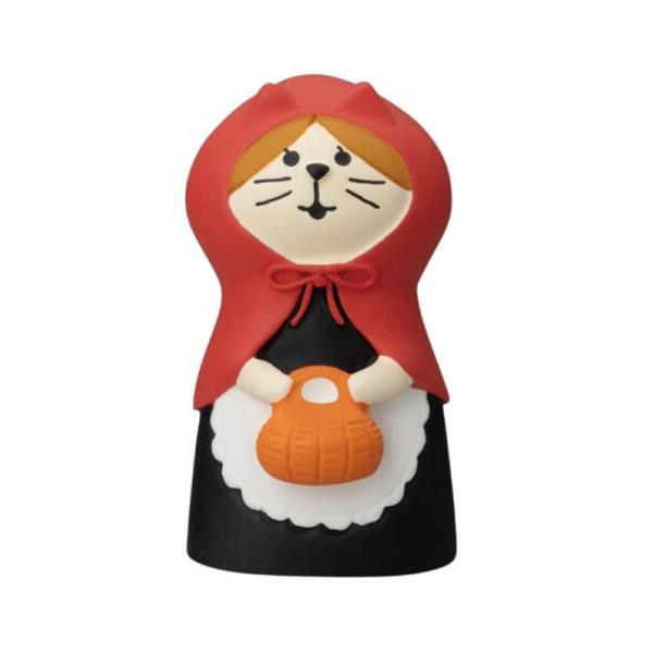 DECOLE（デコレ） concombre コンコンブル ねこずきん 赤ずきん 置物 