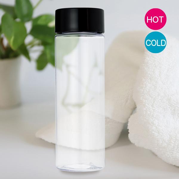 【マイクリアボトル・トライタン500ml BK】本体の材質にトライタンを使用しているクリアボトルです。温かいドリンク（80℃）がいれることができます。ガラスの半分の軽さで高透明で割れにくい素材です。【商品詳細】商品サイズ／φ64×203mm...