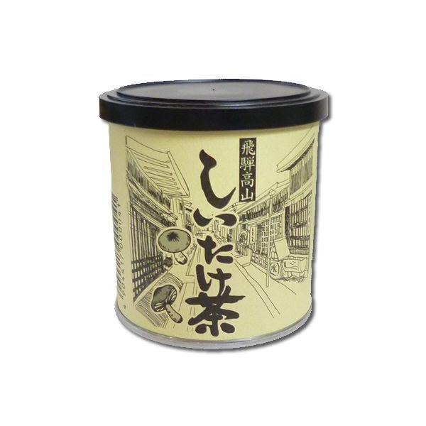 ◆なべしま銘茶オリジナル 昆布ブレンドしいたけ茶 30g缶◆ 【20個毎まで１梱包扱い】 (健康茶 椎茸茶)