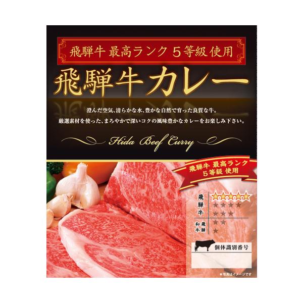 ◆飛騨牛最高ランク5等級使用　飛騨牛カレー　200g◆ 【４個まで送料５５０円】