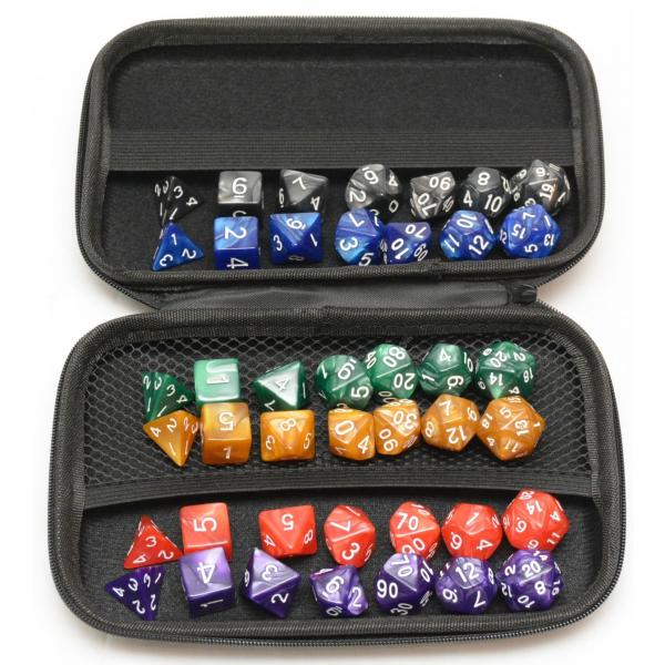 Trpg ボードゲーム カードゲーム 用 多面体 マーブル サイコロ ダイス 42個 セット 6色 7種 収納 持運びに便利なハードケ ース付き Buyee Buyee Japanese Proxy Service Buy From Japan Bot Online