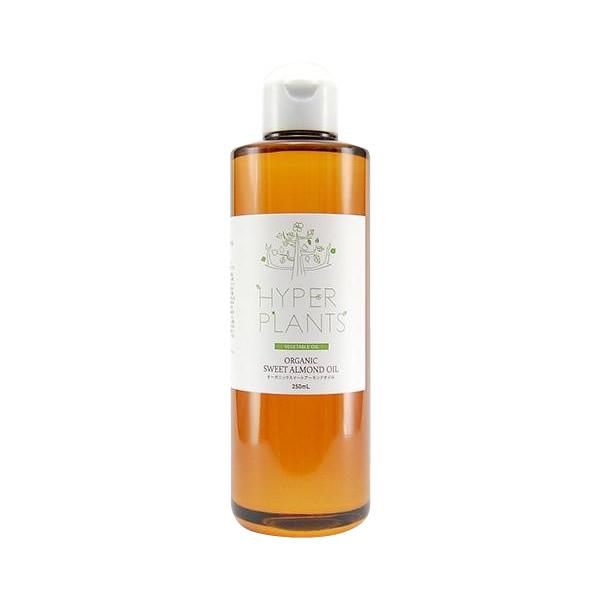 HYPER PLANTS　ハイパープランツ　キャリアオイル　オーガニックスイートアーモンドオイル　250ml　HVG052