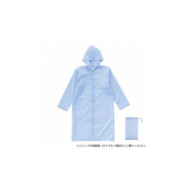 OUTDOOR PRODUCTS レインコート 男女兼用 L ライトブルー 06003233