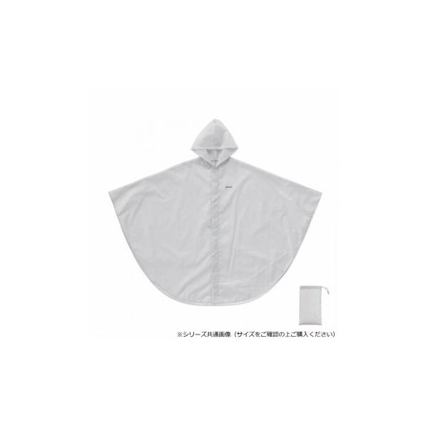 OUTDOOR PRODUCTS レインポンチョ 男女兼用 L グレー 06003234