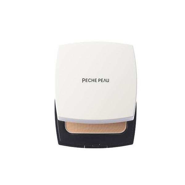 PECHE PEAU ピーチポウ　シアーボーテ トリートメント パウダー ファンデーション　03オークル (明るいオークル)ケース別