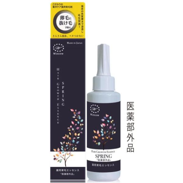 Winnow 薬用育毛エッセンスSPRING 120ml 医薬部外品　発毛促進、毛髪強化、育毛促進、薄毛対策