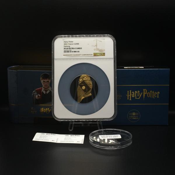 32 2021 HARRY POTTER France Hedwig Proof 金貨の魅力
