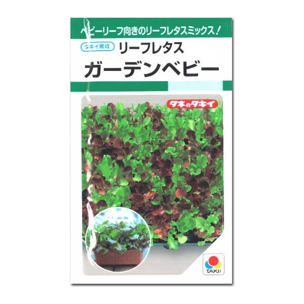 レタス 種子 ガーデンベビー リーフレタス 1.5ml